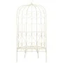 Banco de jardín metal blanco envejecido 95 cm de vidaXL, Bancos de jardín - Ref: Foro24-45432, Precio: 207,53 €, Descuento: %