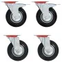 Swivel wheels 4 units 125 mm by vidaXL, Material handling - Ref: Foro24-143458, Price: 34,36 €, Discount: %