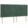 Box spring bed with mattress and LED dark green velvet 160x200cm by , Beds and slatted bases - Ref: Foro24-3136014, Price: 57...