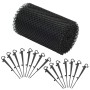 Gutter mesh with clips 4 units HDPE 1.08 ㎡ by vidaXL, Gutter accessories - Ref: Foro24-143895, Price: 22,80 €, Discount: %