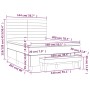 Boxspringbett mit dunkelgrüner Samtmatratze 140x200 cm von , Betten und Lattenroste - Ref: Foro24-3137908, Preis: 521,01 €, R...
