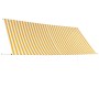 Einziehbare Markise 350x150 cm gelb und weiß von vidaXL, Markisen - Ref: Foro24-143756, Preis: 65,55 €, Rabatt: %