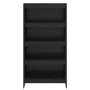 Estantería para libros 2 pcs Roble Negro 80 x 30 x 155 cm