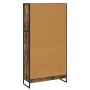 Estantería para libros 2 pcs Roble Humo 80 x 30 x 155 cm