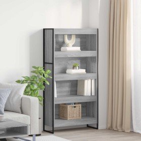 Estantería para libros 2 pcs Gris Sonoma 80 x 30 x 155 cm en Librerías y estanterías | Comprar online en Foro24
