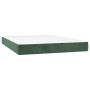 Boxspringbett mit dunkelgrüner Samtmatratze 140x200 cm von , Betten und Lattenroste - Ref: Foro24-3141368, Preis: 456,22 €, R...