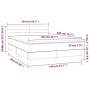 Boxspringbett mit dunkelgrüner Samtmatratze 140x200 cm von , Betten und Lattenroste - Ref: Foro24-3141368, Preis: 456,22 €, R...