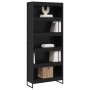 Estantería para libros 2 pcs Roble Negro 80 x 30 x 155 cm en Librerías y estanterías | Comprar online en Foro24