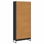 Estantería para libros 2 pcs Roble Negro 80 x 30 x 155 cm en Librerías y estanterías | Comprar online en Foro24