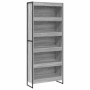 Estantería para libros 2 pcs Gris Sonoma 80 x 30 x 155 cm en Librerías y estanterías | Comprar online en Foro24