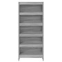 Estantería para libros 2 pcs Gris Sonoma 80 x 30 x 155 cm en Librerías y estanterías | Comprar online en Foro24