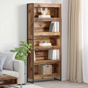 Estantería para libros 2 pcs Madera Vieja 80 x 30 x 155 cm en Librerías y estanterías | Comprar online en Foro24