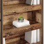 Estantería para libros 2 pcs Madera Vieja 80 x 30 x 155 cm