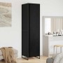 Armario 2 pcs Roble Negro 50 x 50 x 200 cm Madera contrachapada en Armarios roperos | Comprar online en Foro24
