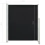 Retractable side awning for patio 160x300 cm black by vidaXL, Umbrellas - Ref: Foro24-45193, Price: 58,14 €, Discount: %