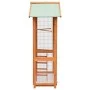 Solid pine and fir wood bird cage 125.5x59.5x164 cm by vidaXL, Feet and bird cages - Ref: Foro24-170638, Price: 189,23 €, Dis...