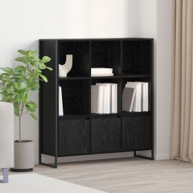Estantería para libros 2 pcs Roble Negro 99,5 x 30 x 108,5 cm en Librerías y estanterías | Comprar online en Foro24