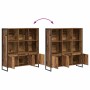 Estantería para libros 2 pcs Madera Vieja 99,5 x 30 x 108,5 cm en Librerías y estanterías | Comprar online en Foro24