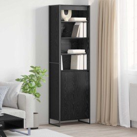 Gabinetes Altos 2 pcs Roble Negro 60 x 36 x 300 cm en Aparadores | Comprar online en Foro24