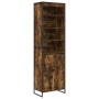 Gabinetes Altos 2 pcs Roble Humo 60 x 36 x 300 cm en Aparadores | Comprar online en Foro24
