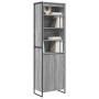 Gabinetes Altos 2 pcs Gris Sonoma 60 x 36 x 300 cm