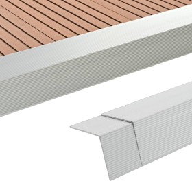 Aluminum porch angle trim 5 units 170 cm silver by vidaXL, Floors and carpets - Ref: Foro24-45017, Price: 85,20 €, Discount: %