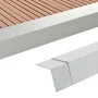Aluminum porch angle trim 5 units 170 cm silver by vidaXL, Floors and carpets - Ref: Foro24-45017, Price: 78,63 €, Discount: %