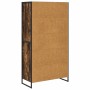 Vitrina con cajón 2 pcs Roble Humo 81 x 36 x 150.5 cm en Aparadores | Comprar online en Foro24