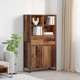 Vitrina con cajón 2 pcs Madera Vieja 81 x 36 x 150.5 cm en Aparadores | Comprar online en Foro24