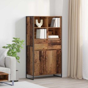 Vitrina con cajón 2 pcs Madera Vieja 81 x 36 x 150.5 cm en Aparadores | Comprar online en Foro24