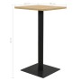 Bistrotisch aus Eiche 78,5x78,5x107 cm von , Küchen- und Esstische - Ref: Foro24-321930, Preis: 140,76 €, Rabatt: %