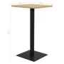 Oak bistro table 78.5x78.5x107 cm by , Kitchen and dining tables - Ref: Foro24-321930, Price: 139,91 €, Discount: %