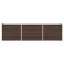 Gartenbeet aus verzinktem Stahl braun 240x40x45 cm von , Töpfe und Pflanzgefäße - Ref: Foro24-47046, Preis: 73,50 €, Rabatt: %