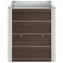 Gartenbeet aus verzinktem Stahl braun 240x40x45 cm von , Töpfe und Pflanzgefäße - Ref: Foro24-47046, Preis: 73,50 €, Rabatt: %