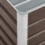 Galvanized steel garden bed in brown, 240x40x45 cm. by , Pots and planters - Ref: Foro24-47046, Price: 67,17 €, Discount: %