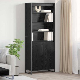 Gabinetes Altos 2 pcs Roble Negro 60 x 36 x 300 cm en Aparadores | Comprar online en Foro24