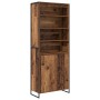 Gabinetes Altos 2 pcs Madera Vieja 60 x 36 x 300 cm