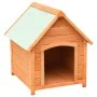 Hundehütte aus massivem Kiefern- und Tannenholz, 72 x 85 x 82 cm von vidaXL, Hundehütten - Ref: Foro24-170639, Preis: 111,77 ...
