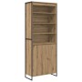 Gabinetes Altos 2 pcs Roble Artesanal 60 x 36 x 300 cm