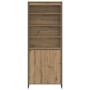 Gabinetes Altos 2 pcs Roble Artesanal 60 x 36 x 300 cm