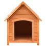 Caseta para perros madera maciza pino y abeto 72x85x82 cm de vidaXL, Casetas para perros - Ref: Foro24-170639, Precio: 119,10...