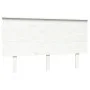 Cabecero de cama madera maciza de pino blanco 139x6x82,5 cm de , Cabeceros y pies de cama - Ref: Foro24-819166, Precio: 61,38...