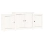 Solid white pine wood sideboard 164x37x68 cm by , Sideboards - Ref: Foro24-821493, Price: 191,48 €, Discount: %