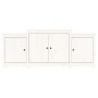 Sideboard aus massivem Kiefernholz weiß 164x37x68 cm von , Sideboards - Ref: Foro24-821493, Preis: 191,48 €, Rabatt: %