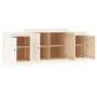 Solid white pine wood sideboard 164x37x68 cm by , Sideboards - Ref: Foro24-821493, Price: 188,99 €, Discount: %