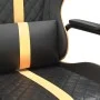 Silla gaming cuero sintético negro y dorado by , Gaming chairs - Ref: Foro24-3143789, Price: 104,69 €, Discount: %