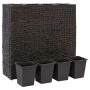 Schwarzes Wasserhyazinthen-Blumenbeet mit 4 Töpfen von vidaXL, Töpfe und Pflanzgefäße - Ref: Foro24-45576, Preis: 122,86 €, R...