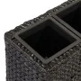 4 pot black water hyacinth flowerbed by vidaXL, Pots and planters - Ref: Foro24-45576, Price: 121,21 €, Discount: %