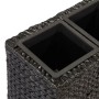 Arriate con 4 macetas jacinto de agua negro de vidaXL, Maceteros y jardineras - Ref: Foro24-45576, Precio: 122,75 €, Descuent...