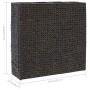 Schwarzes Wasserhyazinthen-Blumenbeet mit 4 Töpfen von vidaXL, Töpfe und Pflanzgefäße - Ref: Foro24-45576, Preis: 122,86 €, R...